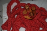 Scarf knitting round loom No.1
